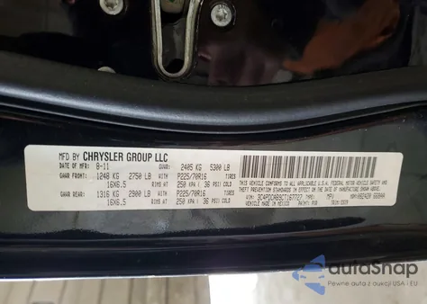 2012 Dodge Journey Se z USA, uszkodzony, nr VIN 3C4PDCAB9CT167727